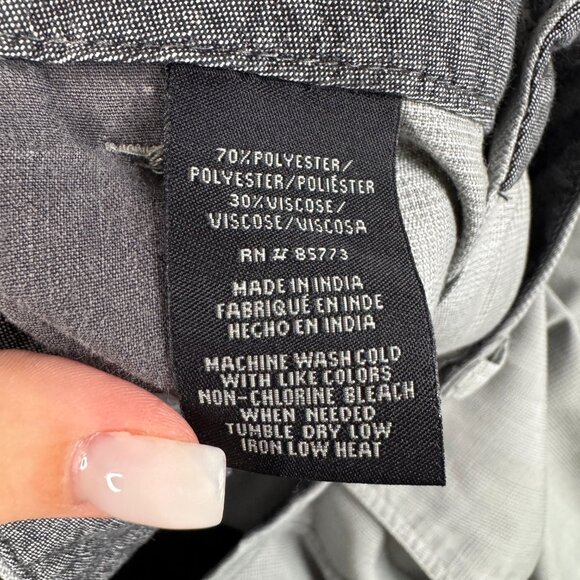 Oneill Short Men Size 36 Gray Plaid Hybrid Board Chino 11L Summer Lightweight - Picture 7 of 8